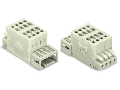 2-conductor combi strip; 100% protected against mismating; 1.5 mm; Pin spacing 3.5 mm; 9-pole; 1,50 mm; light gray