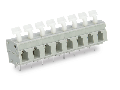 PCB terminal block; push-button; 2.5 mm; Pin spacing 7.5/7.62 mm; 6-pole; CAGE CLAMP; commoning option; 2,50 mm; gray