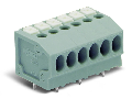 PCB terminal block; push-button; 1.5 mm; Pin spacing 3.5 mm; 12-pole; Push-in CAGE CLAMP; 1,50 mm; gray