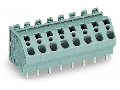 PCB terminal block; 4 mm; Pin spacing 7.5 mm; 7-pole; CAGE CLAMP; commoning option; 4,00 mm; gray