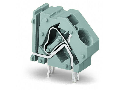 Stackable PCB terminal block; 16 mm; Pin spacing 15 mm; 1-pole; suitable for Ex-i applications; CAGE CLAMP; commoning option; 16,00 mm; blue