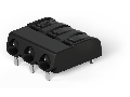 THR PCB terminal block; push-button; 1.5 mm; Pin spacing 6 mm; 3-pole; Push-in CAGE CLAMP; in tape-and-reel packaging; 1,50 mm; black