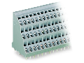 Triple-deck PCB terminal block; 2.5 mm; Pin spacing 5 mm; 3 x 2-pole; CAGE CLAMP; 2,50 mm; gray