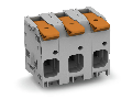 PCB terminal block; lever; 16 mm; Pin spacing 15 mm; 5-pole; Push-in CAGE CLAMP; 16,00 mm; gray
