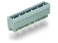 THT male header; 1.0 x 1.0 mm solder pin; straight; Pin spacing 7.5 mm; 11-pole; gray