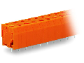 PCB terminal block; 2.5 mm; Pin spacing 7.62 mm; 7-pole; CAGE CLAMP; 2,50 mm; orange