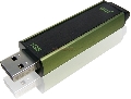 PQI - Stick USB Cool Drive U350H, 1GB (Negru/Verde)