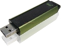 PQI - Stick USB Cool Drive U350H, 8GB (Negru/Verde)