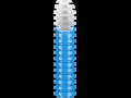 Tub flexibil cu rezistenta Medie Light FKCO -: 40mm - lumin? albastr?