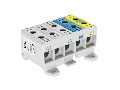 OTL35-5x grey,blue,ye\\/gr 5x1xAl\\/Cu 2,5-35mm² 1000V Clema distribuitor