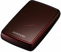 SAMSUNG - HDD Extern S1 Mini, Stylish Wine Red, 120GB, USB 2.0