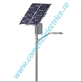 Stalp de iluminat 5m cu panou fotovoltaic