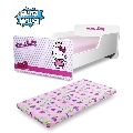 Patut de fetita 2-8 ani Start Hello Kitty cu saltea din lana inclusa - PC-P-MOK-HKT-70