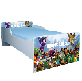 Pat copii Roblox cu sertar,  Saltea Inclusa 160x80 cm  PTV2063