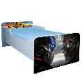 Pat personalizat Transformers cu Saltea Inclusa 140x70 cm cu sertar  PTV2014