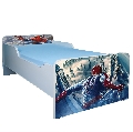 Pat Spider Man Baieti 2-8 ani cu saltea 140x70 cm si sertar inclus PTV2005