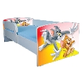 Patut cu Tom & Jerry 140x70 cu saltea inclusa fara sertar PTV1765
