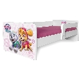 Patut Paw Patrol Pink P1 Fetite 2-8 Ani Cu Protectie Detasabila, fara saltea - Pc-p-srt-paw-pnk-p1-70