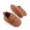 Pantofi eleganti maro cu bareta MDD2595-3-sa27.6-9 luni (Marimea 19 incaltaminte)