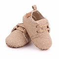 Pantofiori eleganti crem cu sireturi ADd2548-3-sa26.9-12 luni (Marimea 20 incaltaminte)