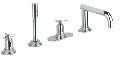 Baterie monocomanda pentru montaj pe cada cu 4 orificii  Atrio - Grohe