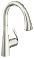 Baterie spalator monocomanda 1/2  Zedra New- Grohe - Inox