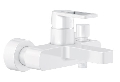 Baterie cada/dus monocomanda 1/2 Quadra-culoare alb - Grohe