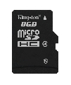 Card memorie Kingston MicroSD HC Clasa4 8GB 