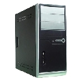 Carcasa Delux MT372, 450W, Argintiu/Negru, ATX