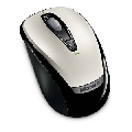 Mouse Microsoft Wireless Mobile 3000, USB, Alb