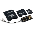 Card de memorie Kingston MicroSD 8GB , Adaptor, Card Reader